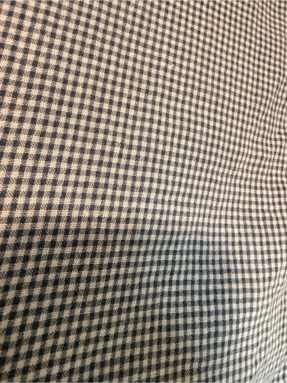Banana Republic Men’s Light Blue Micro-Check Button-Down Shirt